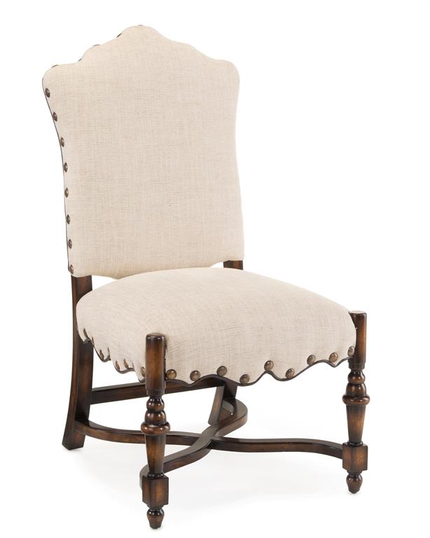 Полукресло John-Richard French Linen Dining Side Chair
