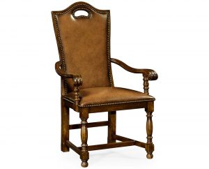 Полукресло Jonathan Charles Walnut Dining Arm Chair