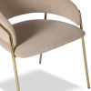 Полукресло Liang and Eimil ALICE DINING CHAIR LATTE