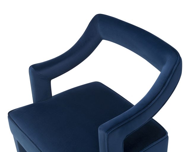 Полукресло Liang and Eimil CALVIN DINING CHAIR MARINE BLUE