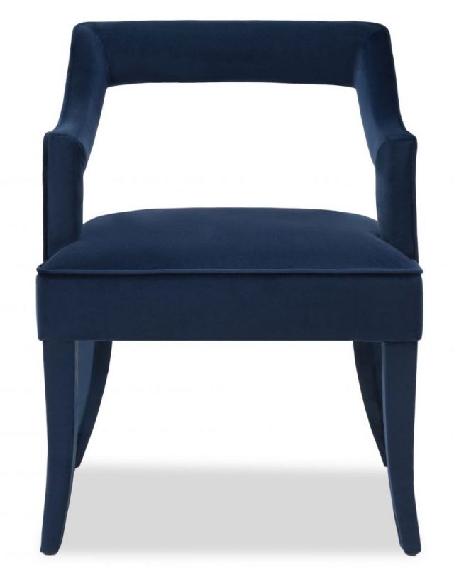 Полукресло Liang and Eimil CALVIN DINING CHAIR MARINE BLUE