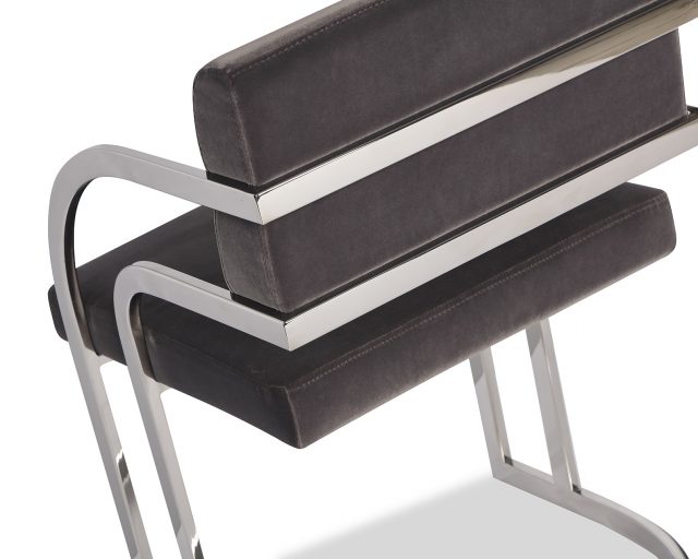 Полукресло Liang and Eimil DYLAN DINING CHAIR NICKEL GREY