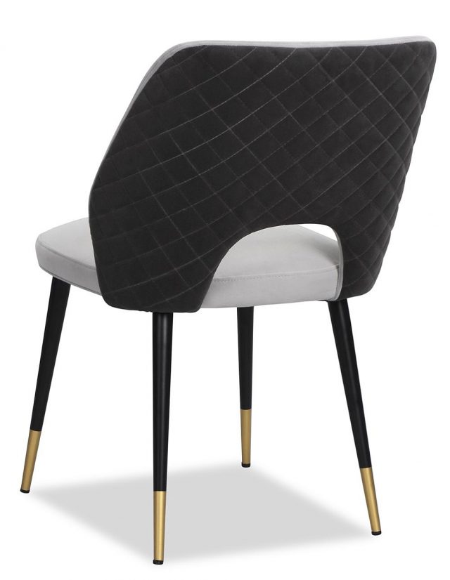 Полукресло Liang and Eimil JAGGER DINING CHAIR LIGHT GREY/SLATE (2 шт)