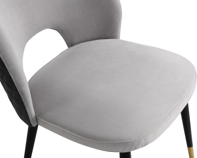 Полукресло Liang and Eimil JAGGER DINING CHAIR LIGHT GREY/SLATE (2 шт)