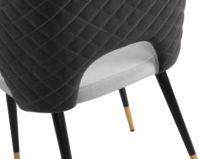 Полукресло Liang and Eimil JAGGER DINING CHAIR LIGHT GREY/SLATE (2 шт)