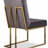 Полукресло Liang and Eimil WARHOL DINING CHAIR GREY/BRASS