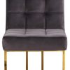 Полукресло Liang and Eimil WARHOL DINING CHAIR GREY/BRASS