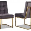 Полукресло Liang and Eimil WARHOL DINING CHAIR GREY/BRASS