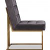 Полукресло Liang and Eimil WARHOL DINING CHAIR GREY/BRASS