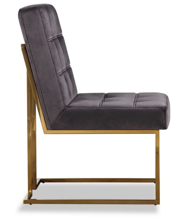 Полукресло Liang and Eimil WARHOL DINING CHAIR GREY/BRASS
