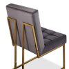 Полукресло Liang and Eimil WARHOL DINING CHAIR GREY/BRASS