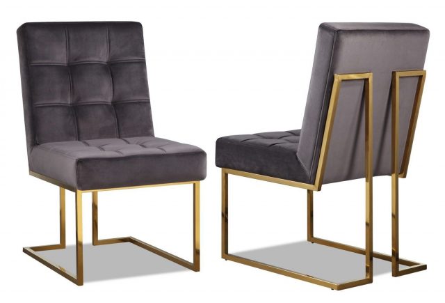 Полукресло Liang and Eimil WARHOL DINING CHAIR STEEL/BRASS