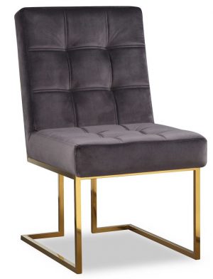 Полукресло Liang and Eimil WARHOL DINING CHAIR STEEL/BRASS