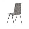 Полукресло Phillips Collection Forged Leg Dining Chair Gray Stone