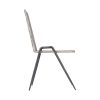 Полукресло Phillips Collection Forged Leg Dining Chair Gray Stone