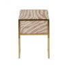 Полукресло Phillips Collection Frozen Arm Chair Zebra