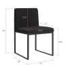 Полукресло Phillips Collection Frozen Dining Chair Black