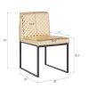 Полукресло Phillips Collection Frozen Dining Chair Gold