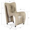 Полукресло Phillips Collection Seat Belt Dining Chair Beige
