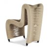 Полукресло Phillips Collection Seat Belt Dining Chair Beige