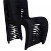Полукресло Phillips Collection Seat Belt Dining Chair Black