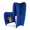 Полукресло Phillips Collection Seat Belt Dining Chair Blue/Black