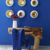 Полукресло Phillips Collection Seat Belt Dining Chair Blue/Black
