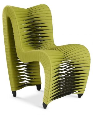 Полукресло Phillips Collection Seat Belt Dining Chair Green