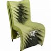Полукресло Phillips Collection Seat Belt Dining Chair Green