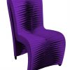 Полукресло Phillips Collection Seat Belt Dining Chair Purple