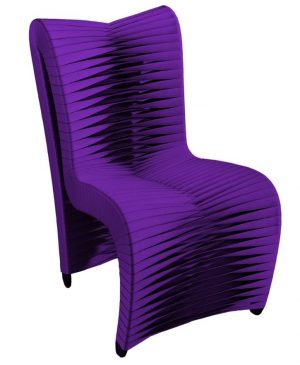 Полукресло Phillips Collection Seat Belt Dining Chair Purple