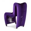 Полукресло Phillips Collection Seat Belt Dining Chair Purple