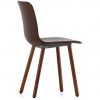 Полукресло VITRA HAL LEATHER WOOD