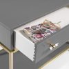 Прикроватная тумба HOOKER FURNITURE Happily Gray One-Drawer Leg Nightstand