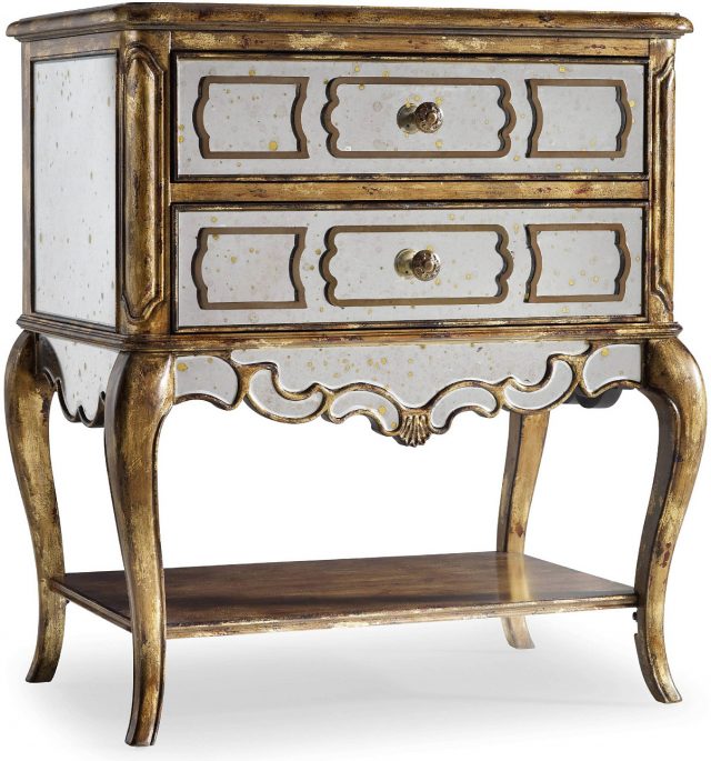Прикроватная тумба HOOKER FURNITURE SANCTUARY MIRRORED LEG