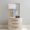 Прикроватная тумба John-Richard Traviso Three-Drawer Nightstand
