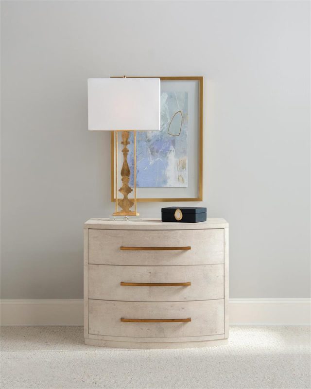 Прикроватная тумба John-Richard Traviso Three-Drawer Nightstand