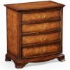 Прикроватная тумба Jonathan Charles Crotch Walnut Bedside Chest of drawers