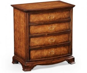Прикроватная тумба Jonathan Charles Crotch Walnut Bedside Chest of drawers