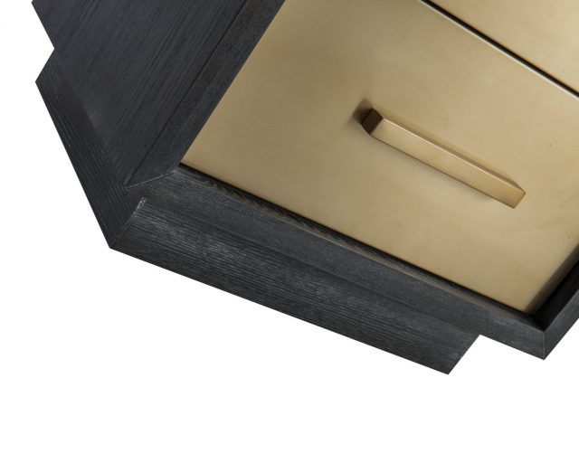 Прикроватная тумба Liang and Eimil CAMDEN BEDSIDE TABLE BRASS