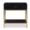 Прикроватная тумба Liang and Eimil LEVI BEDSIDE TABLE BLACK/BRASS