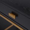 Прикроватная тумба Liang and Eimil LEVI BEDSIDE TABLE BLACK/BRASS