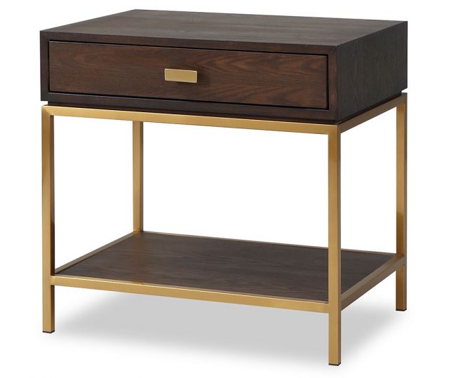 Прикроватная тумба Liang and Eimil LEVI BEDSIDE TABLE DARK BROWN