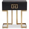 Прикроватная тумба Liang and Eimil NOBBU BEDSIDE TABLE BRASS