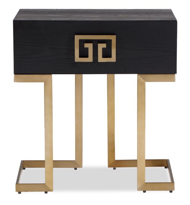 Прикроватная тумба Liang and Eimil NOBBU BEDSIDE TABLE BRASS