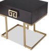 Прикроватная тумба Liang and Eimil NOBBU BEDSIDE TABLE BRASS