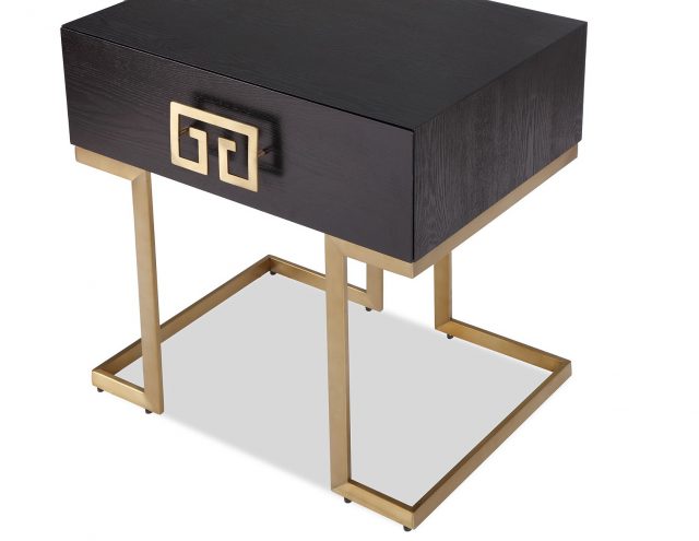 Прикроватная тумба Liang and Eimil NOBBU BEDSIDE TABLE BRASS