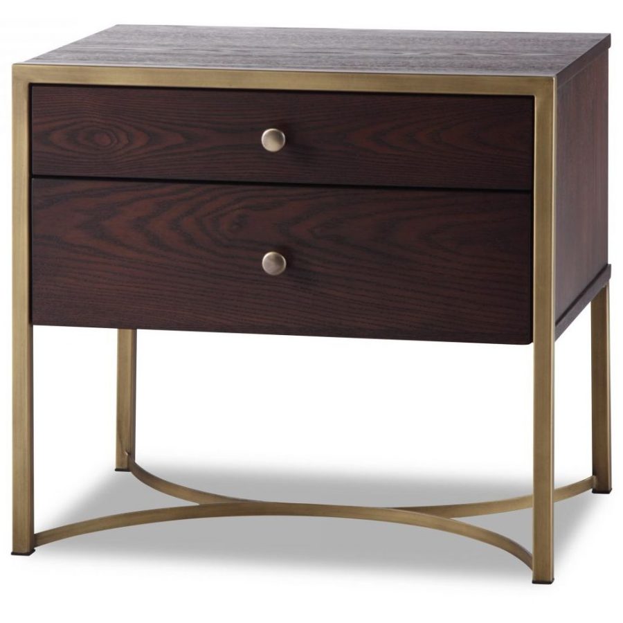 Прикроватная тумба Liang and Eimil RIVOLI BEDSIDE TABLE BROWN