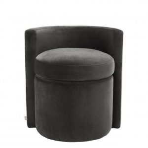 Пуф EICHHOLTZ ARCADIA STOOL DARK GREY