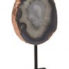 Скульптура Phillips Collection Agate Sculpture Bronze Edge